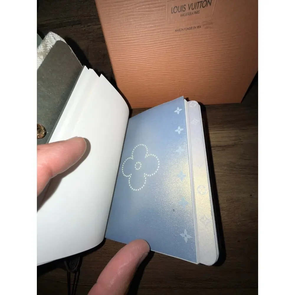 Louis Vuitton Vintage Monogram Mini Lin Carnet MM Notebook Cover - Full Set